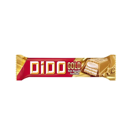 Ülker Dido Gold Süt Reçelli Çikolatalı Gofret 36 g 24'lü